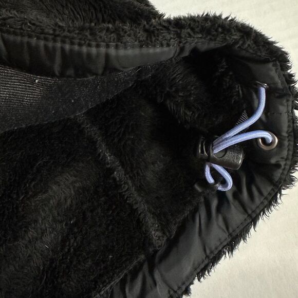 The North Face Black/Lavender Purple Plush Fleece Fuzzy Zip Up Jacket - Picture 11 of 11